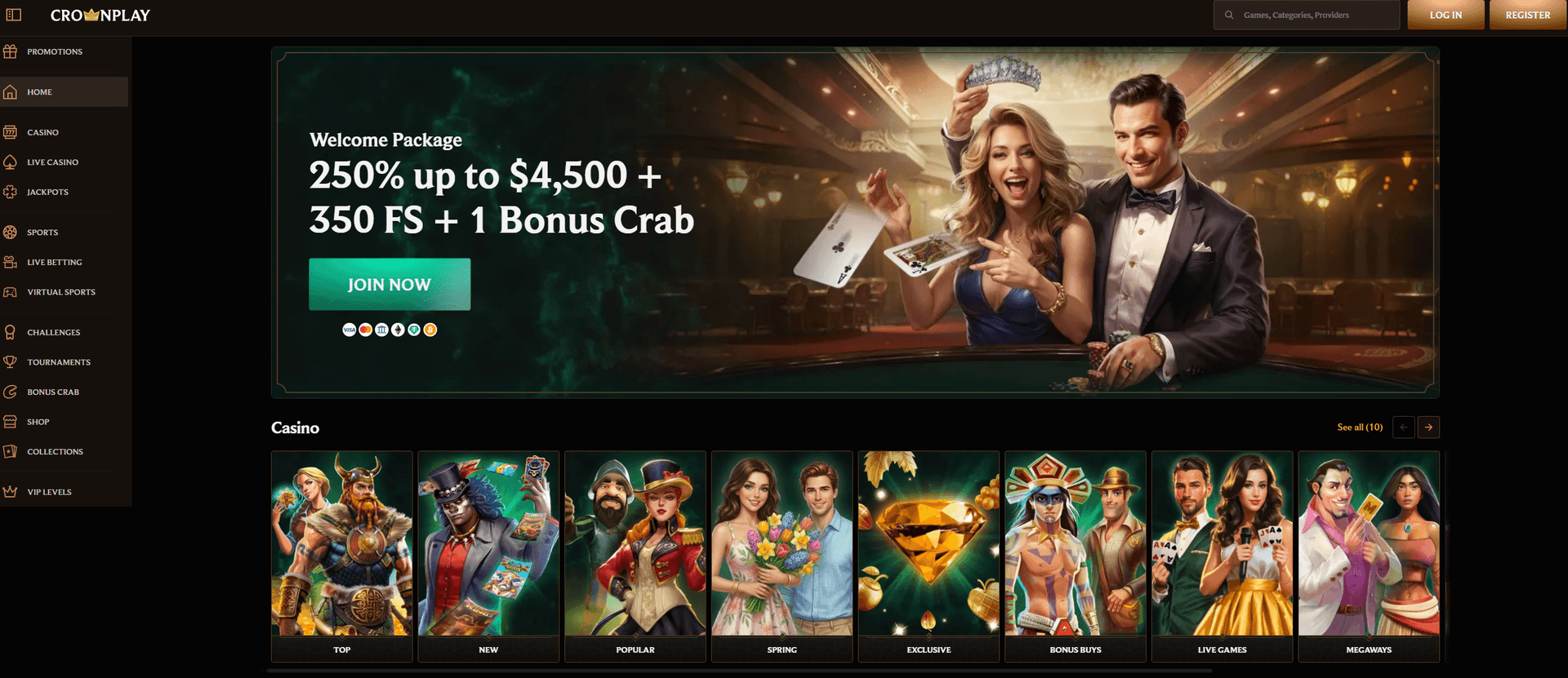 CrownPlay neue Online Casino
