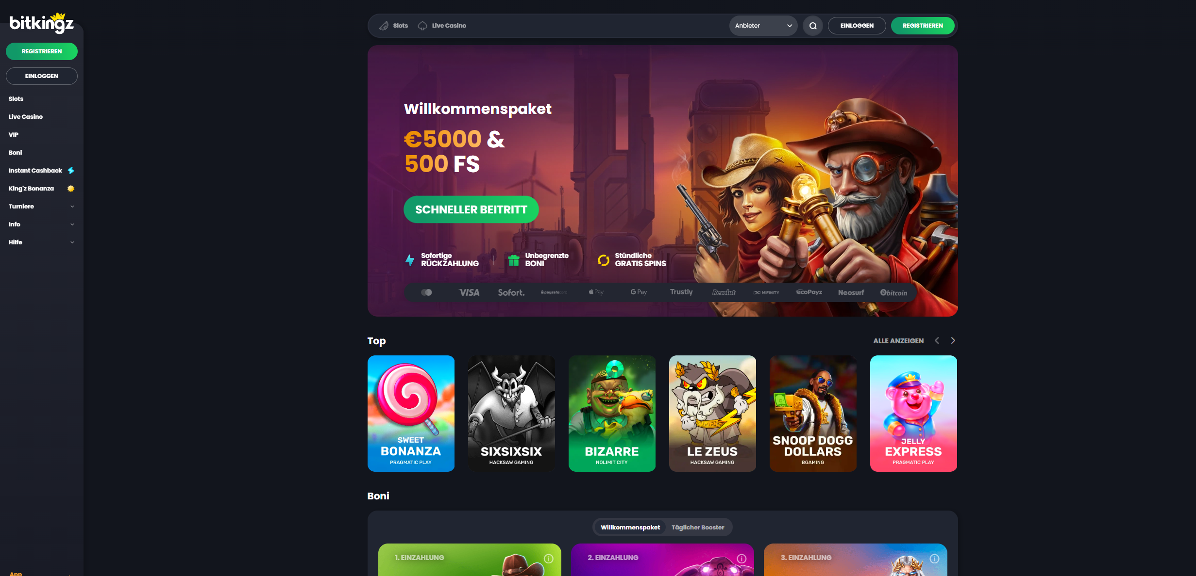 Bitkingz neue Online Casino